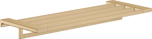 Hansgrohe Addstoris Q Towel Rack With Towel Rail Brushed Bronze