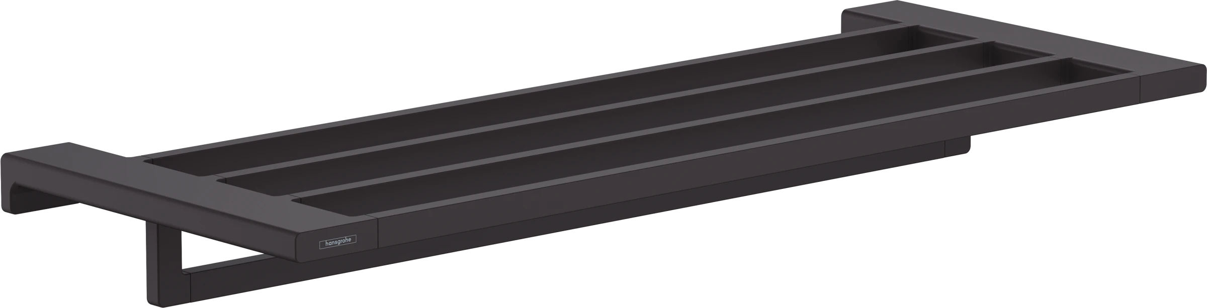 Hansgrohe Addstoris Q Towel Rack With Towel Rail Matt Black
