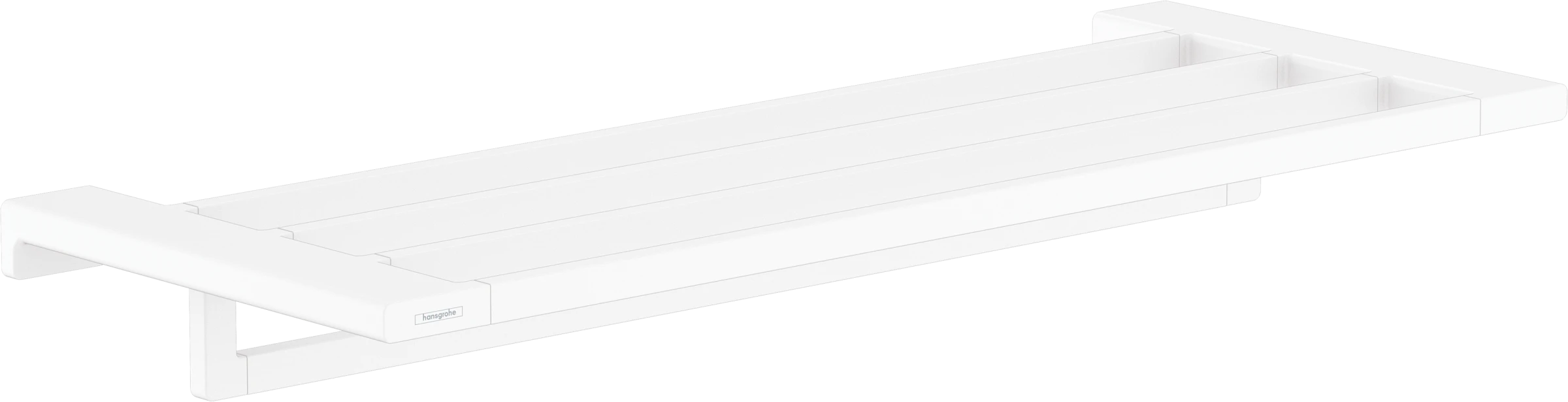 Hansgrohe Addstoris Q Towel Rack With Towel Rail Matt White