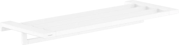 Hansgrohe Addstoris Q Towel Rack With Towel Rail Matt White