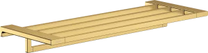 Hansgrohe Addstoris Q Towel Rack 735 X 290 X 110mm Gold - Polished