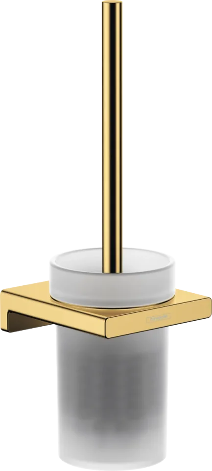 Hansgrohe Addstoris Q Toilet Brush Holders 130 X 130 X 370mm Gold - Polished product image - Image 1