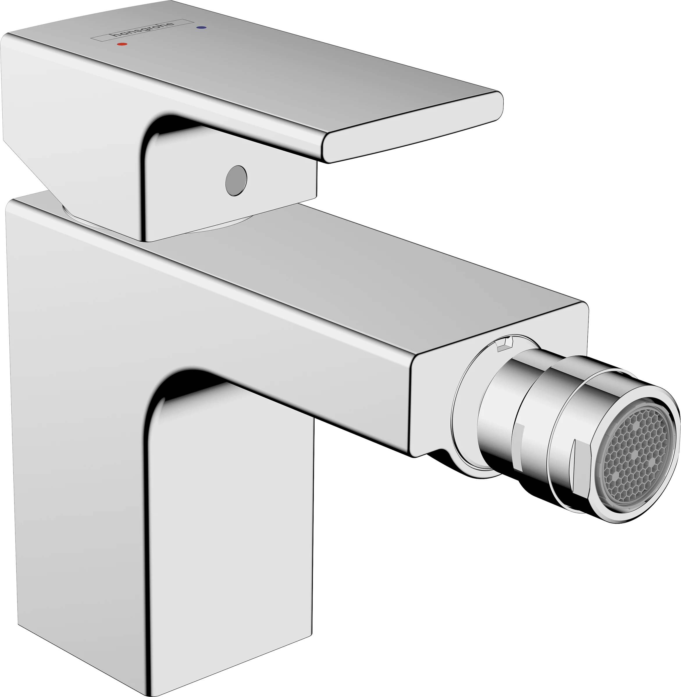 Hansgrohe Vernis Shape Single Lever Bidet Mixer With Pop-up Waste Set Chrome