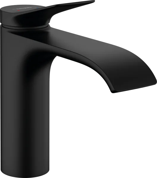Hansgrohe Vivenis Single Lever Basin Mixer 110 Without Waste Set Matt Black