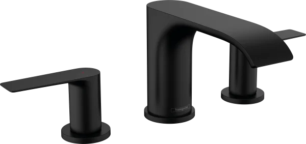 Hansgrohe Vivenis 3-hole Basin Mixer 90 With Pop-up Waste Set Matt Black
