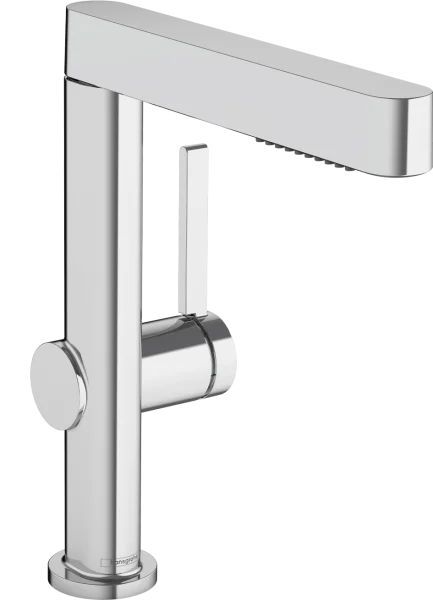 Hansgrohe Finoris Single Lever Basin Mixer 230 With Pull-out Spray, 2jet And Push-open Waste Set Chrome
