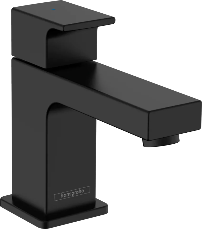 Hansgrohe Vernis Shape Pillar Tap 280 X 155 X 55mm Black - Matt product image - Image 1