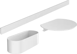Hansgrohe Wallstoris Accessories Sets 1070 X 187 X 85mm White - Matt