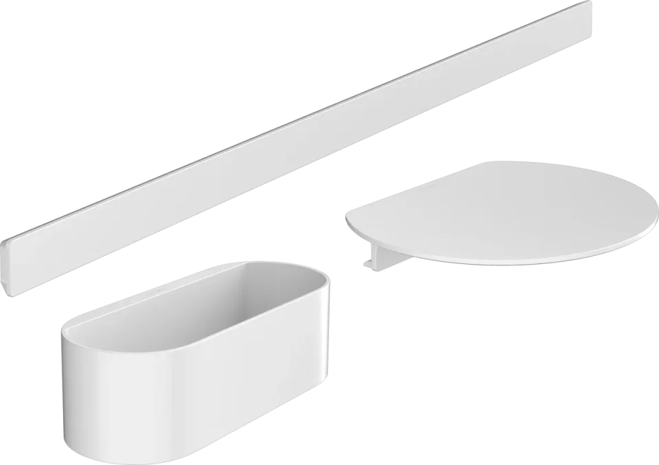 Hansgrohe Wallstoris Accessories Sets 1070 X 187 X 85mm White - Matt product image - Image 1