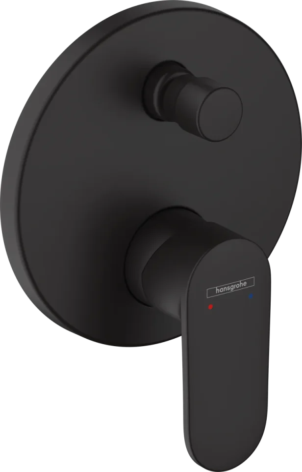 Hansgrohe Vernis Blend Bath Mixers Concealed 244 X 188 X 134mm Black - Matt product image - Image 1