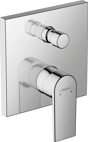 Hansgrohe Vernis Shape Bath Mixers Concealed 220 X 185 X 145mm Chrome