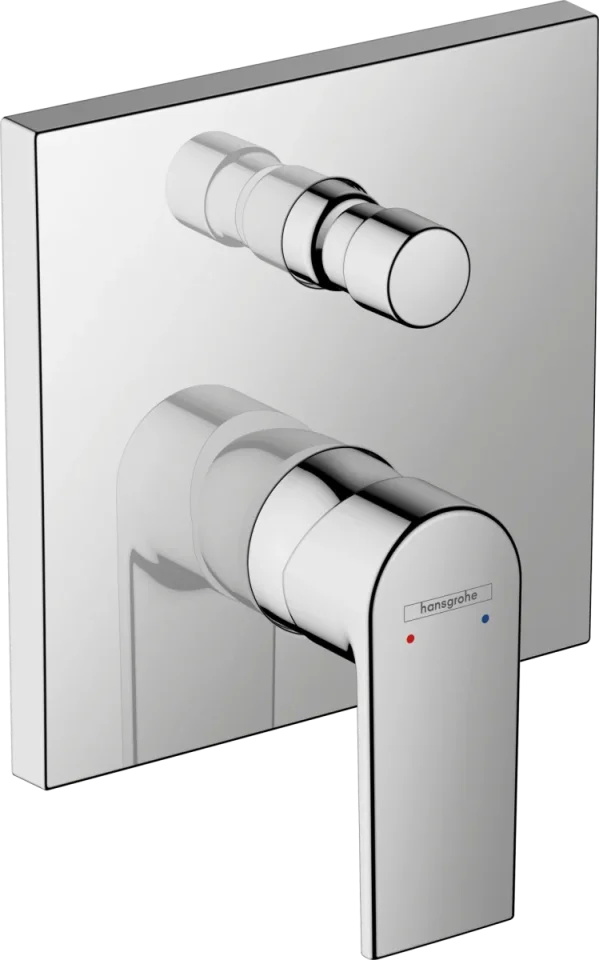 Hansgrohe Vernis Shape Bath Mixers Concealed 220 X 185 X 145mm Chrome product image - Image 1