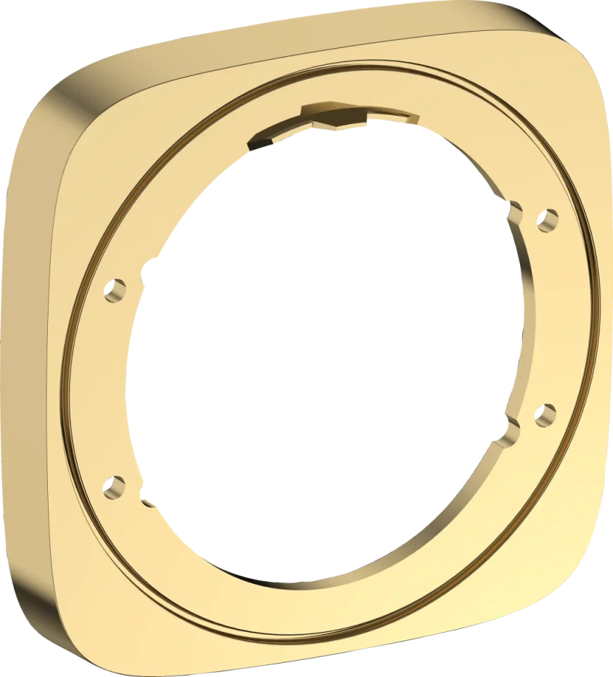 Hansgrohe Extensions 175 X 175 X 83mm Gold - Polished product image - Image 1