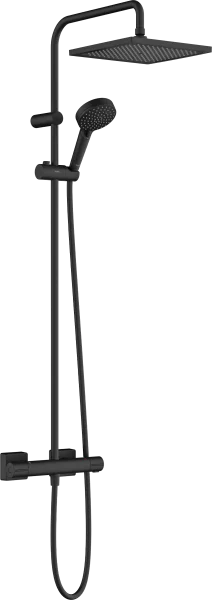 Hansgrohe Vernis Shape Showerpipe 240 1jet With Thermostat Matt Black