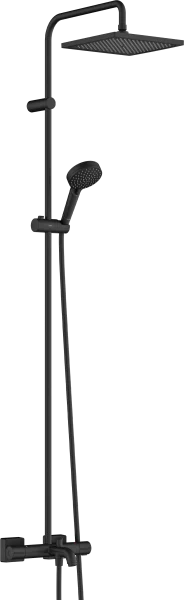 Hansgrohe Vernis Shape Showerpipe 240 1jet With Bath Thermostat Matt Black