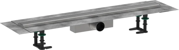 Hansgrohe Raindrain Compact Shower Wastes 983 X 155 X 132mm Stainless Steel - Brushed