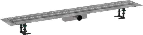Hansgrohe Raindrain Compact Shower Wastes 1383 X 155 X 132mm Stainless Steel - Brushed