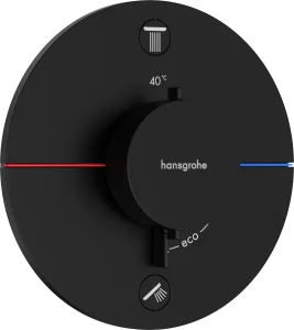 Hansgrohe Showerselect Comfort S Thermostatic Shower Mixer Concealed 262 X 233 X 168mm Black - Matt