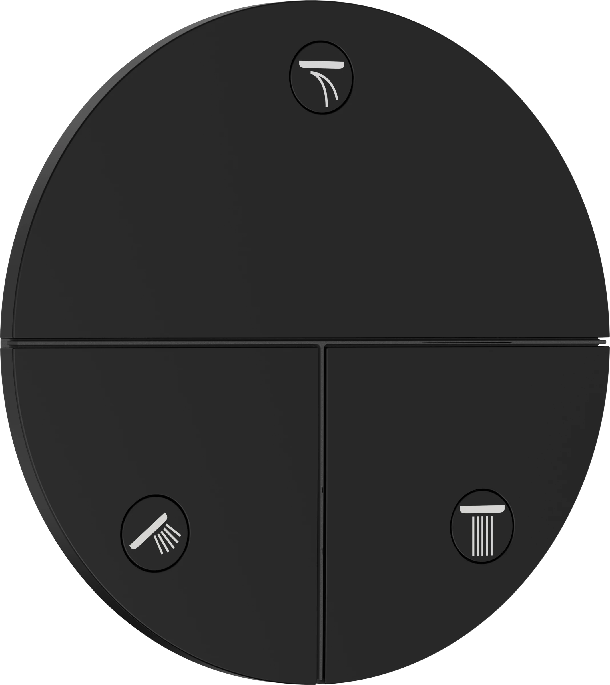 Hansgrohe Showerselect Comfort S Valves Concealed 262 X 233 X 168mm Black - Matt