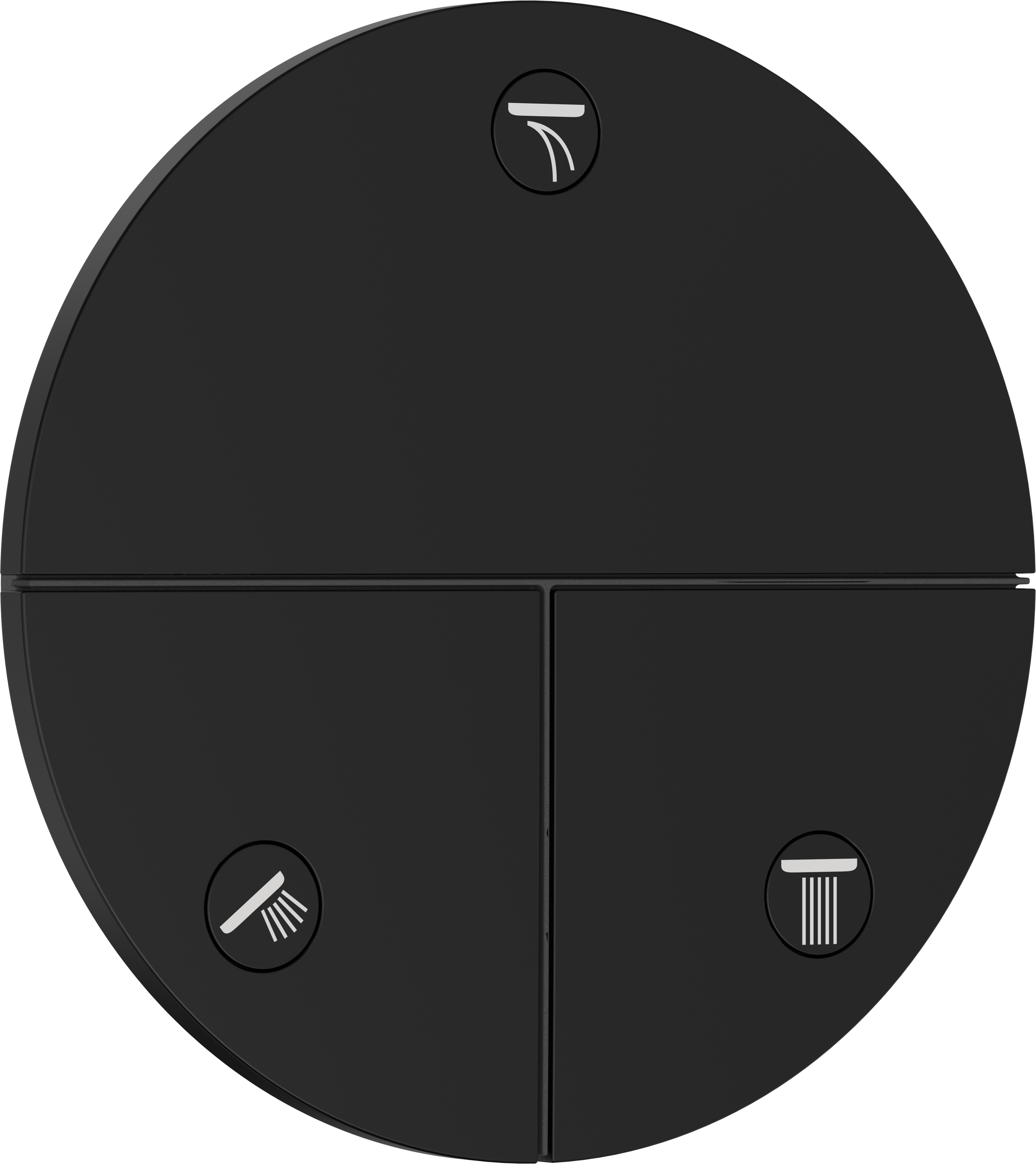 Hansgrohe Showerselect Comfort S Valves Concealed 262 X 233 X 168mm Black - Matt