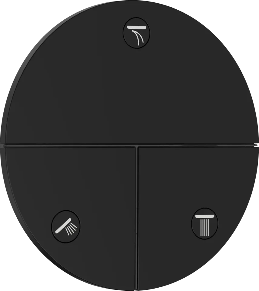 Hansgrohe Showerselect Comfort S Valves Concealed 262 X 233 X 168mm Black - Matt product image - Image 1