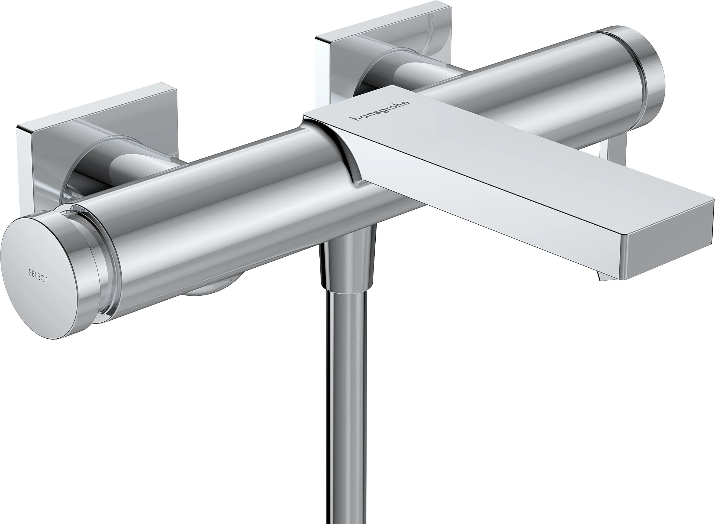 Hansgrohe Tecturis E Bath Mixers Exposed 455 X 295 X 140mm Gunmetal/chrome - Brushed