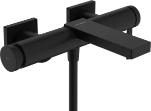 Hansgrohe Tecturis E Bath Mixers Exposed 450 X 295 X 140mm Black - Matt