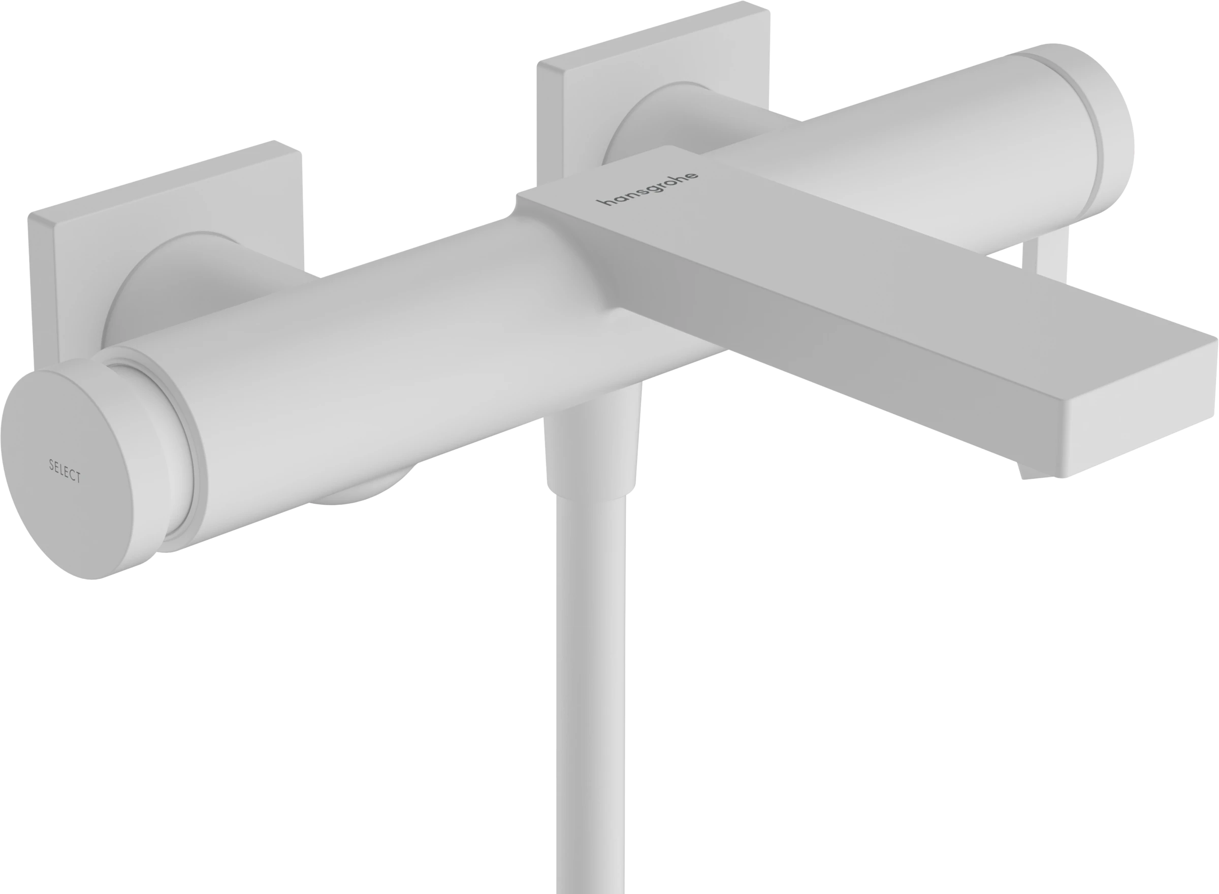 Hansgrohe Tecturis E Bath Mixers Exposed 452 X 297 X 139mm White - Matt