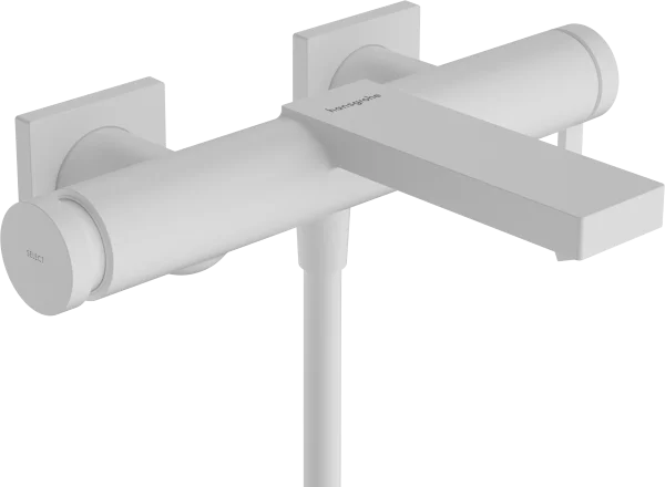 Hansgrohe Tecturis E Bath Mixers Exposed 452 X 297 X 139mm White - Matt