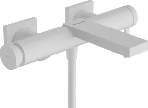 Hansgrohe Tecturis E Bath Mixers Exposed 452 X 297 X 139mm White - Matt