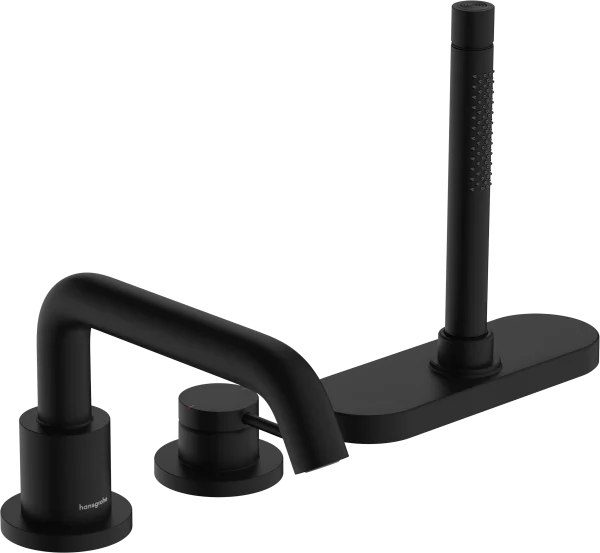 Hansgrohe Tecturis S Bath Mixers Concealed 540 X 280 X 220mm Black - Matt