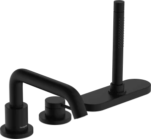 Hansgrohe Tecturis S Bath Mixers Concealed 540 X 280 X 220mm Black - Matt