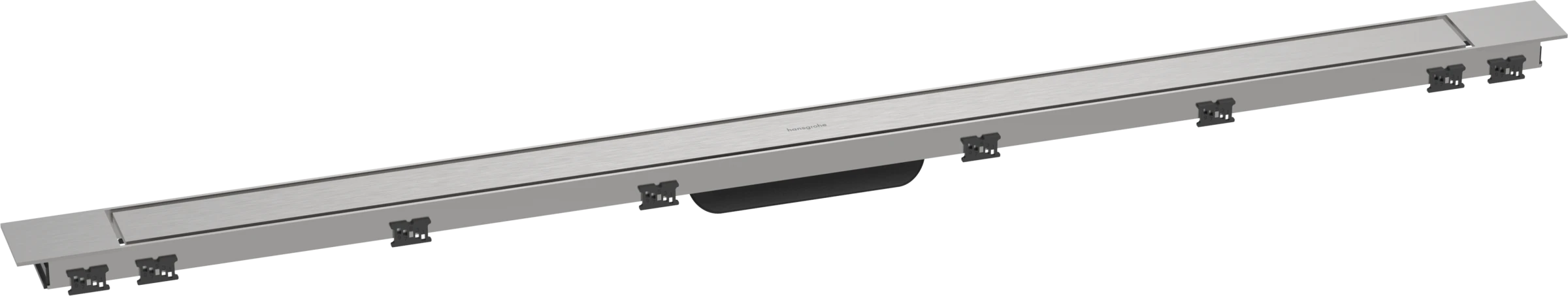 Hansgrohe Raindrain Match Plus Finish Sets Shower Wastes 1182 X 164 X 83mm Stainless Steel - Brushed