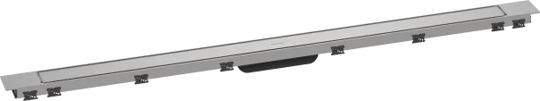 Hansgrohe Raindrain Match Plus Finish Sets Shower Wastes 1182 X 164 X 83mm Stainless Steel - Brushed