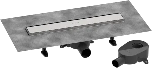 Hansgrohe Raindrain Go Shower Wastes 783 X 163 X 133mm Stainless Steel - Brushed