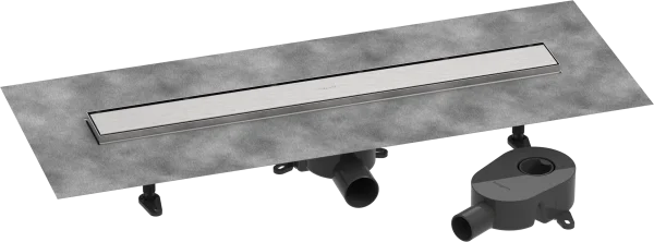 Hansgrohe Raindrain Go Shower Wastes 883 X 163 X 132mm Stainless Steel - Brushed