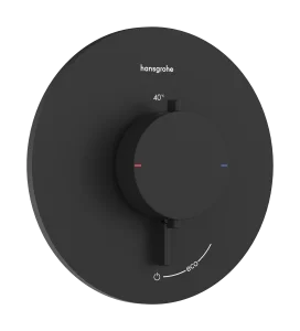 Hansgrohe Ecostat Comfort S Thermostat For Concealed Installation For 1 Function Matt Black