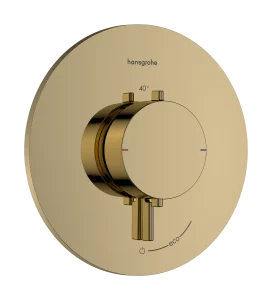 Hansgrohe Ecostat Comfort S Thermostatic Shower Mixer Concealed 262 X 233 X 168mm Gold - Polished
