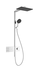 Hansgrohe Raindance Alive Q Showerpipes With Thermostatic Mixer 1170 X 350 X 180mm Chrome