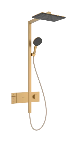 Hansgrohe Raindance Alive Q Showerpipes With Thermostatic Mixer 1170 X 350 X 180mm Bronze - Brushed