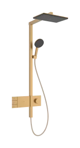 Hansgrohe Raindance Alive Q Showerpipes With Thermostatic Mixer 1170 X 350 X 180mm Bronze - Brushed