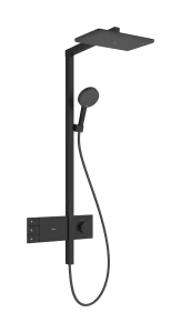 Hansgrohe Raindance Alive Q Showerpipes With Thermostatic Mixer 1170 X 350 X 180mm Black - Matt