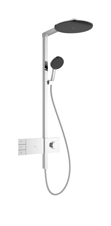 Hansgrohe Raindance Alive S Showerpipes With Thermostatic Mixer 1170 X 350 X 180mm Chrome product image - Image 1