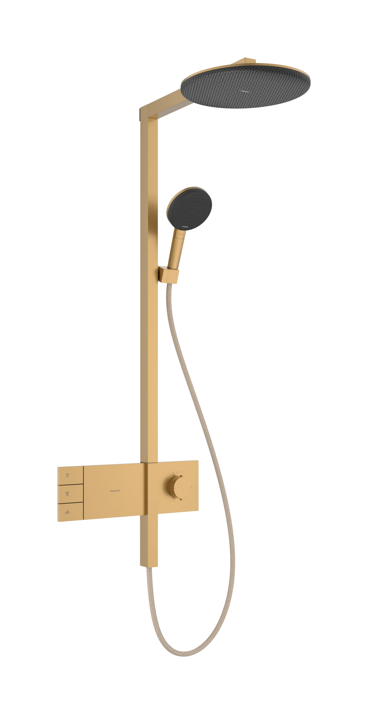 Hansgrohe Raindance Alive S Showerpipes With Thermostatic Mixer 1170 X 350 X 180mm Bronze - Brushed