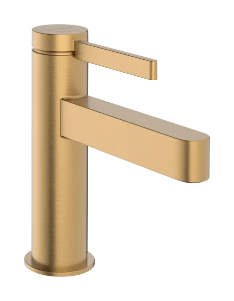 Hansgrohe Finoris Single Lever Basin Mixer 100 Coolstart With Push-open Waste Set Brushed Bronze