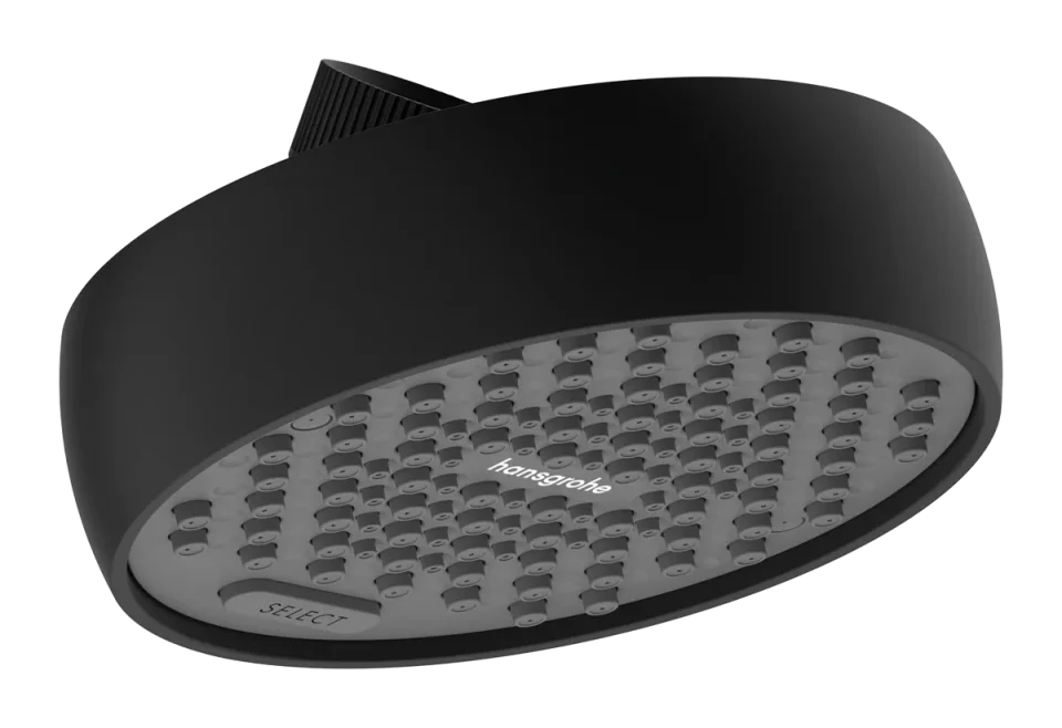Hansgrohe Activera S Overhead Showers 130 X 110 X 90mm Black - Matt product image - Image 1