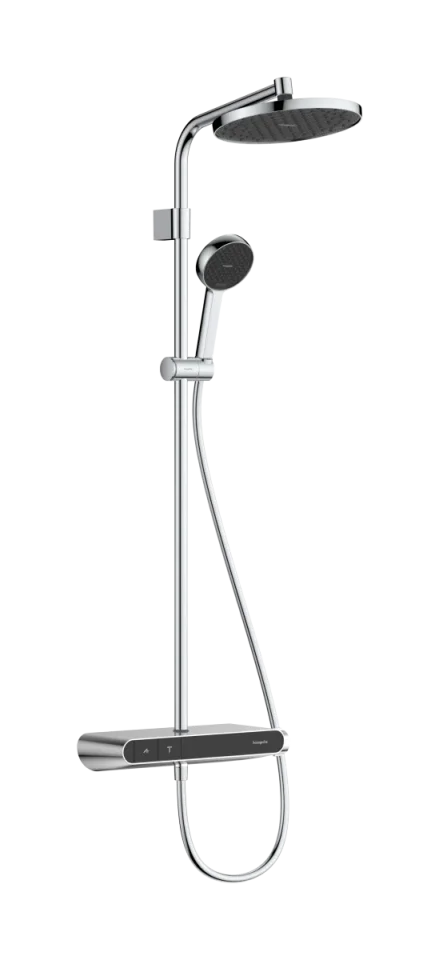 Hansgrohe Activera S Showerpipes With Thermostatic Mixer 1170 X 350 X 180mm Chrome product image - Image 1