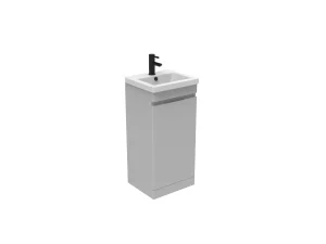 Saneux Air 40cm 1 Door Floor Standing Unit - Dove Grey