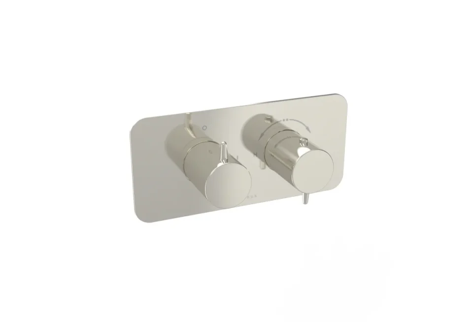 Saneux Eden 1 Way Handles & Plate Finish Kit In Landscape (for Ed019l.bn) - Brushed Nickel (pvd) product image - Image 1
