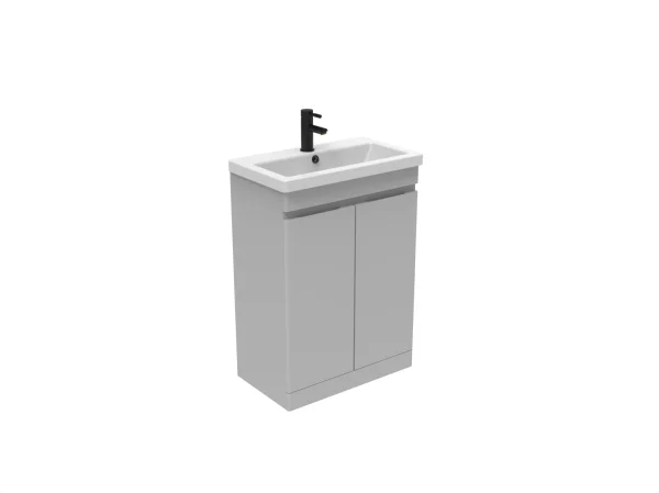 Saneux Air 60cm 2 Door Floor Standing Unit ' Dove Grey